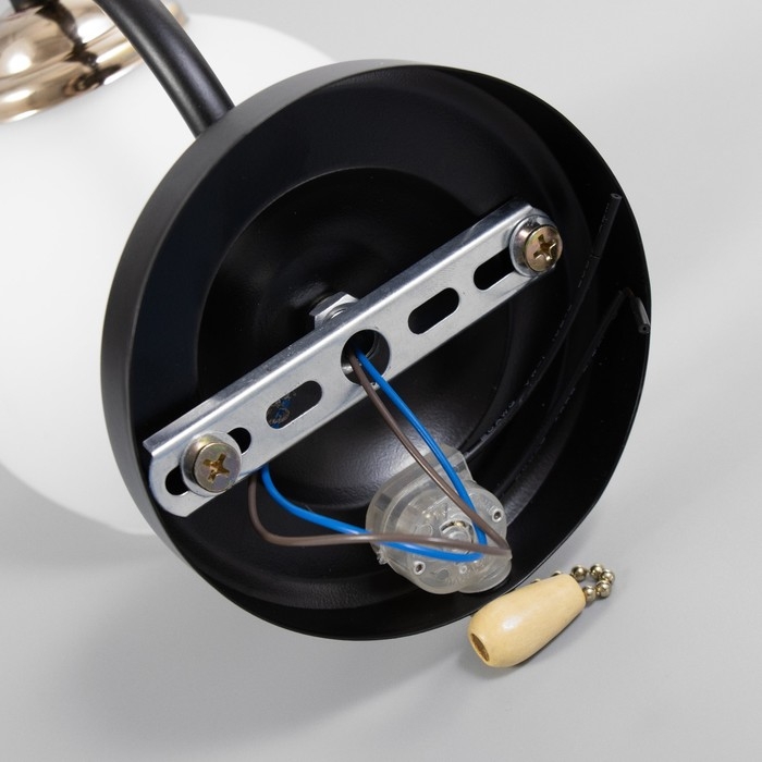 Бра 2198/1 E27 40Вт черно-золотой 22х13х16 см