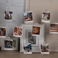 Гирлянда &laquo;Нить&raquo; 4.5 м с насадками &laquo;Прищепки-ёлочки&raquo;, IP20, прозрачная нить, 20 LED, свечение белое, 220 В