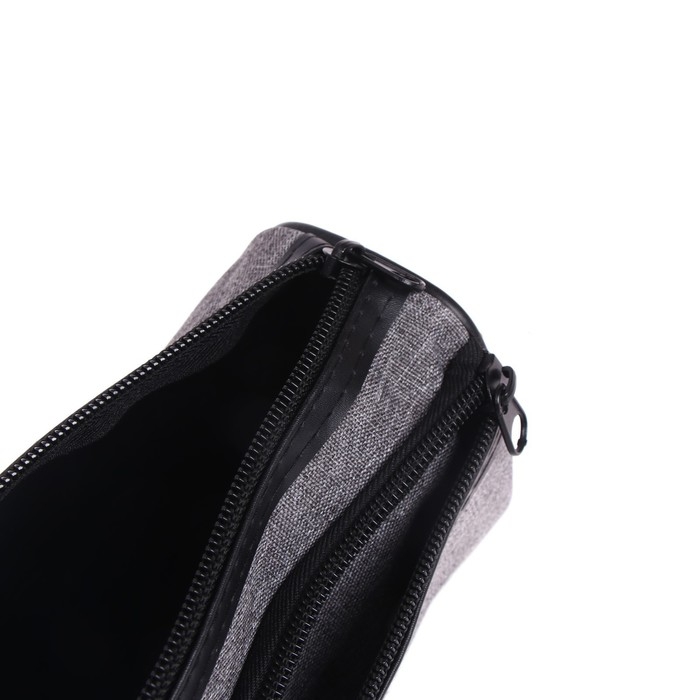 Пенал школьный на молнии Пенал школьный на молнии "Джинс", 2 отделения, МИКС