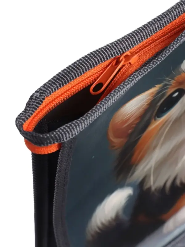 Папка для тетрадей А4 &laquo;Котенок&raquo;, молния сверху, ламинированный картон