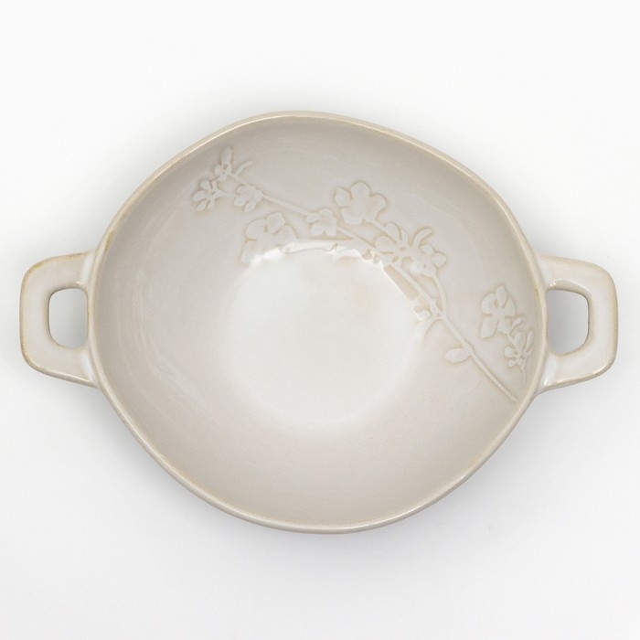 Тарелка керамическая глубокая «Керамик», 21х15 х 5,8 см, 400 мл