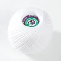 Пряжа для вязания спицами, крючком &laquo;ПНК Кирова. Ирис&raquo;, 150 м/25 г, 100% мерсеризованный хлопок, цвет 0101