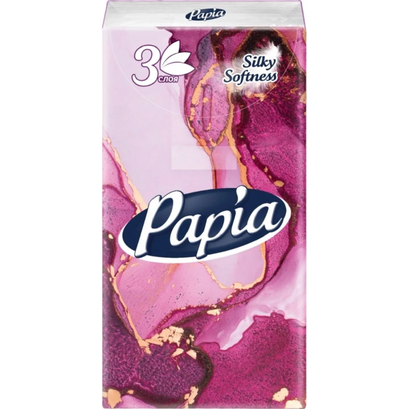 Носовые платочки Papia 3 сл.10лx10 пач/уп