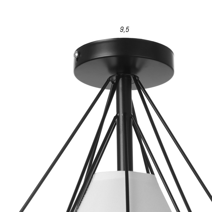 Светильник 2136/1BK E27 40Вт черный 25х25х26,5 см BayerLux