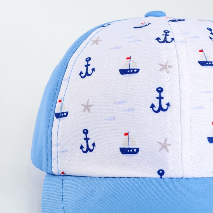 Кепка детская для мальчика «Моряк», р-р. 48-50 Кепка детская для мальчика «Моряк», р-р. 48-50