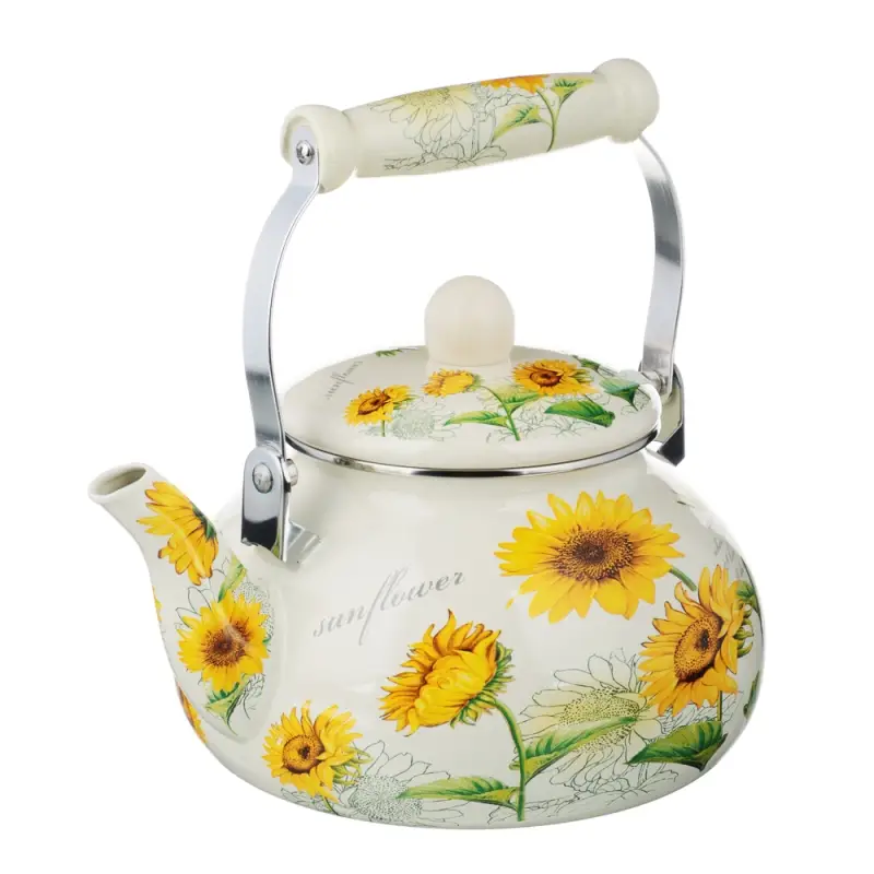 VETTA Подсолнухи Чайник эмалированный, 2,5л, индукция