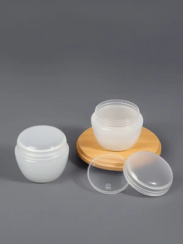 Баночка для хранения, 50 мл, фасовка - 2 шт., белая