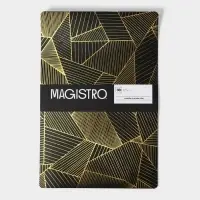 Салфетки сервировочные на стол Magistro, 4 шт., 45&times;30 см, чёрные