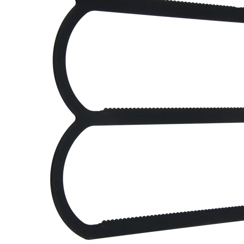 VETTA Вешалка-органайзер, 3 уровня, 36х40.5х0.6 см, пластик с покрытием Soft-touch, черная