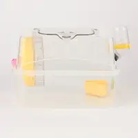 Клетка-переноска для грызунов, 23 х 17 х 16 см, прозрачная Клетка-переноска для грызунов, 23 х 17 х 16 см, прозрачная