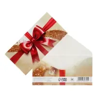 Конверт для денег «Бант», 16×8 см Конверт для денег «Бант», 16×8 см