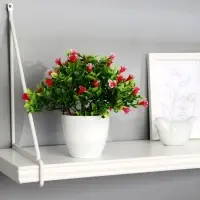 Искусственный цветок в горшке &laquo;Примула галант&raquo;, 17&times;19 см, МИКС