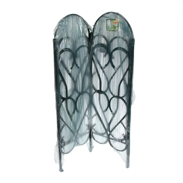 Арка садовая, 230&times;125&times;36.5 см, для вьющихся растений, металлическая, зелёная