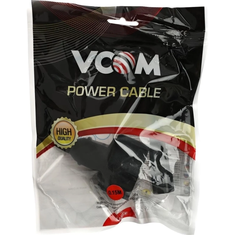 Кабель -переходник UPS -> розетка 3Gx0,75mm2 медь <VDE> VCOM 0.15m <CE002
