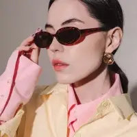 Очки солнцезащитные женские &laquo;OneSun. Леопардовый принт&raquo;, uv 380, дужка 13.6 см, ширина 14.3 см, линза 5.3&times;3 см