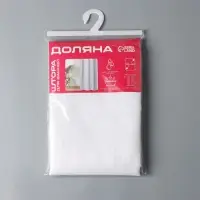 Штора для ванны Доляна &laquo;Полоска&raquo;, 180&times;180 см, полиэстер, белая