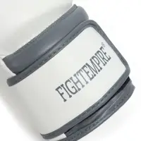 Боксерские перчатки FIGHT EMPIRE, PRIDE, белые, размер 8 oz