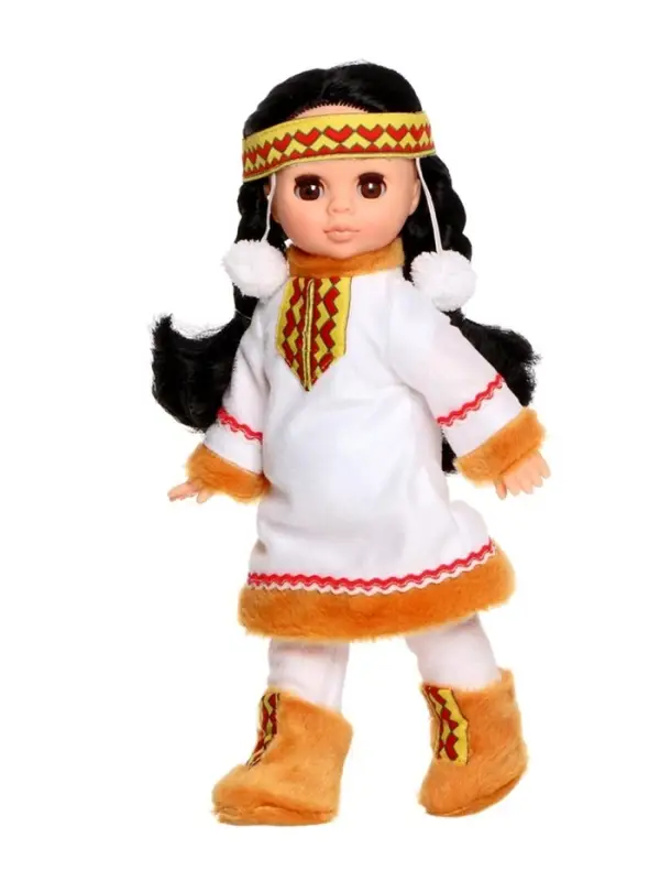 Кукла &laquo;Эля&raquo; в костюме народов Севера, 30 см