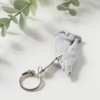 Брелок "Волк воет" (барельеф), 6см