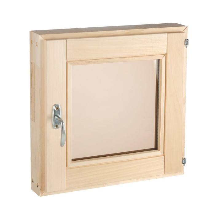 Окно - форточка, 40х40см, стеклопакет бронза, ЛИПА Окно - форточка, 40х40см, стеклопакет бронза, ЛИПА