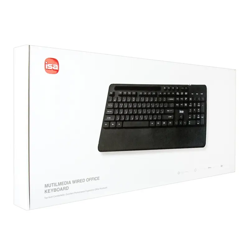 Клавиатура проводная KB-01 ISA черная