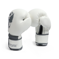 Боксерские перчатки FIGHT EMPIRE, PRIDE, белые, размер 12 oz