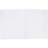 Тетрадь в зеленом офсете 18л.,  линия, штука, внутр.блок 100% белизна