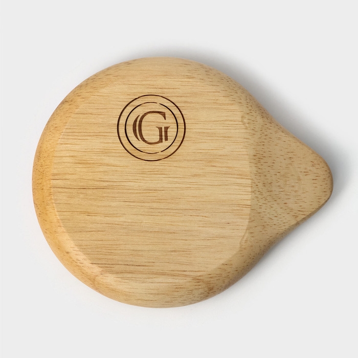 Подставка под ложку, 11,5×13,5×2,5 см, гевея Подставка под ложку, 11,5×13,5×2,5 см, гевея