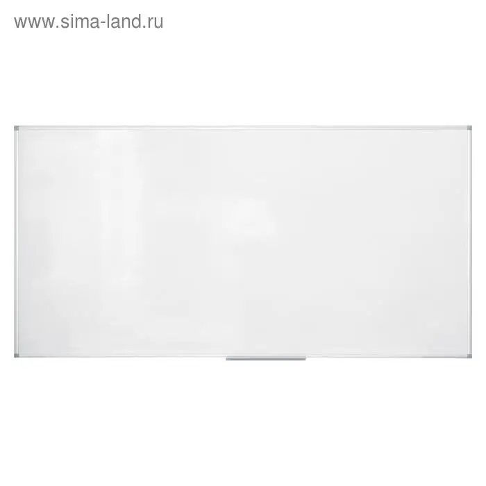 Доска магнитно-маркерная 120&times;240 см, Calligrata СТАНДАРТ, в алюминиевой рамке, с полочкой