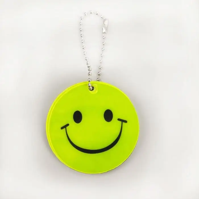Светоотражающий элемент «Смайлик», двусторонний, d=5.3 см, цвет жёлтый Светоотражающий элемент «Смайлик», двусторонний, d=5.3 см, цвет жёлтый