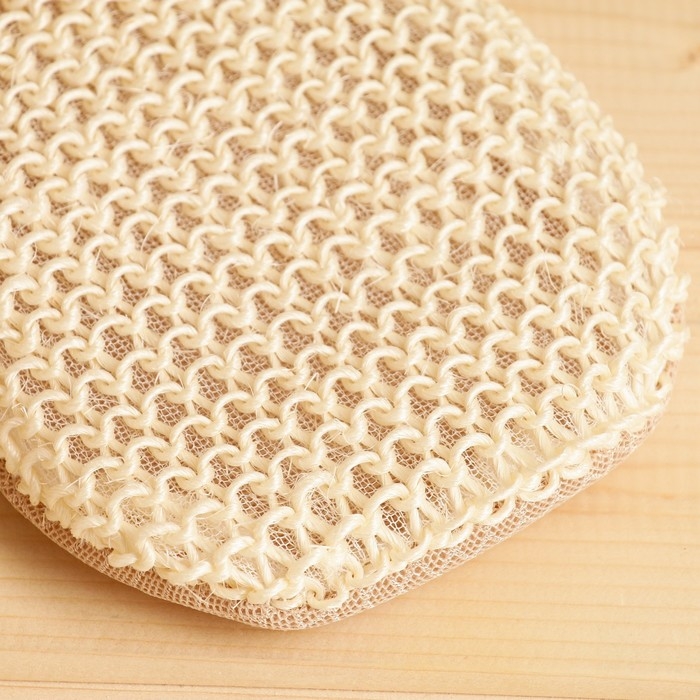 Мочалка - варежка массажная «Рукавица», сизаль, 22×13 см