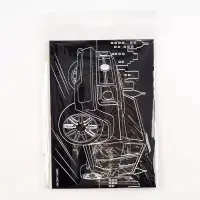 Гравюра детская «Крутые машины», 2 шт., 10×15 см