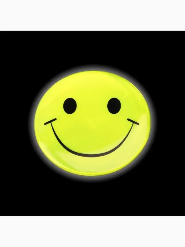 Светоотражающий значок &laquo;Смайл&raquo;, d=5.8 см, МИКС