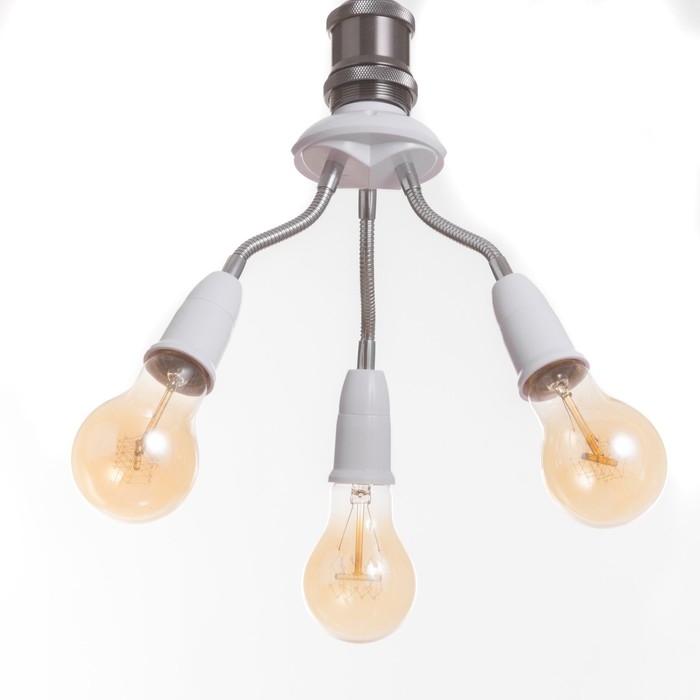 Светильник Светильник "Синди трио" Е27/(3хЕ27) 15Вт белый 8х8х22см BayerLux