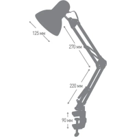 Светильник Ultraflash UF-312P С01 белый, 230V, 60Вт