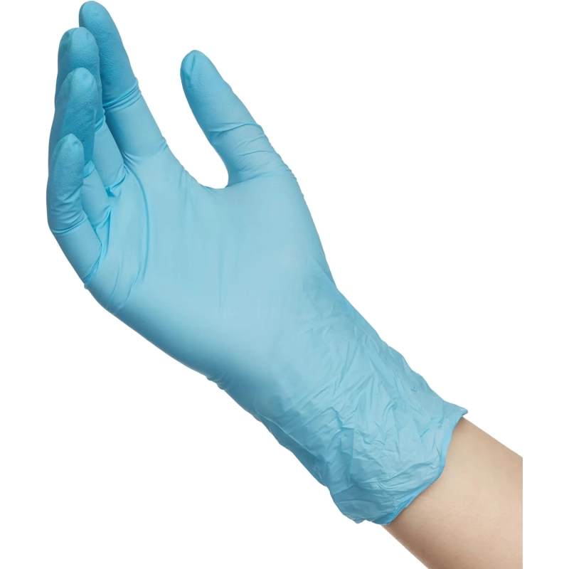 Перчатки нитрил. н/с. н/о, голубые 150 NitriMax (M) 50п/уп,3 р