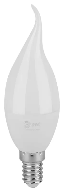 Лампа светодиодная LED 10 Вт 1000Лм 6500К свеча на ветру холодный E14 220-240В LED BXS-10W-865-E14 Green Line