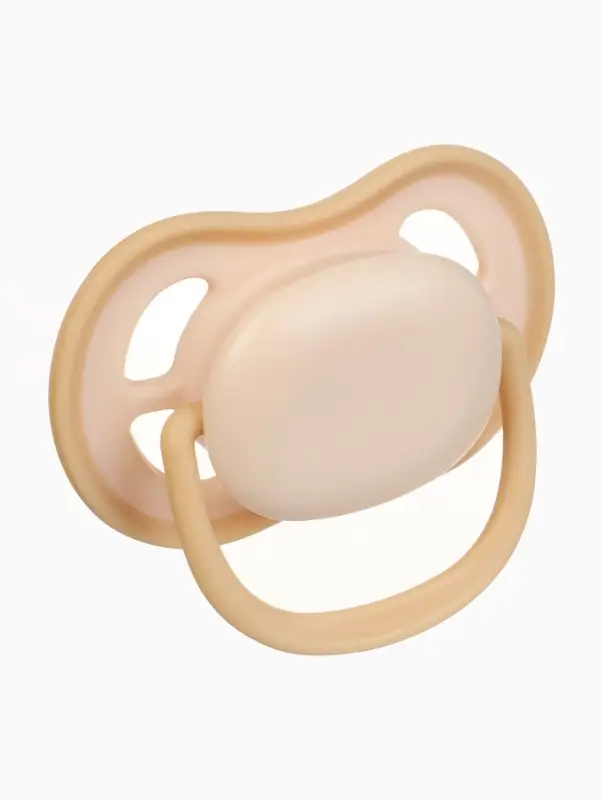 Соска-пустышка 2 шт. в контейнере, силикон, от 6 мес, бежевый, Mum&Baby
