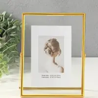 Фоторамка металл на 1 фото 15х20 см "Лофт" золото гальваника 1,2х16,5х21,8 см Фоторамка металл на 1 фото 15х20 см "Лофт" золото гальваника 1,2х16,5х21,8 см