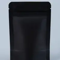 Пакет Zip-lock Крафт с прямоугольным окном, черный,10&times;15&times;3 см