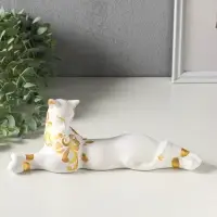 Фигура керамика &laquo;Кошка Багира лежит&raquo;, 26 см, белый