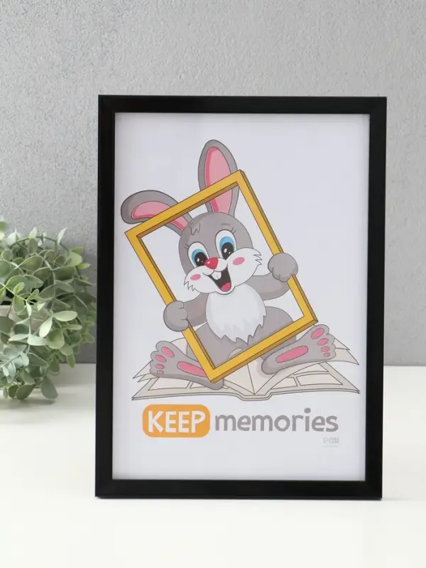 Фоторамка  Фоторамка "Формат" 21х30 см,  с подножкой, набор 3 шт, (пластиковый экран), чёрный