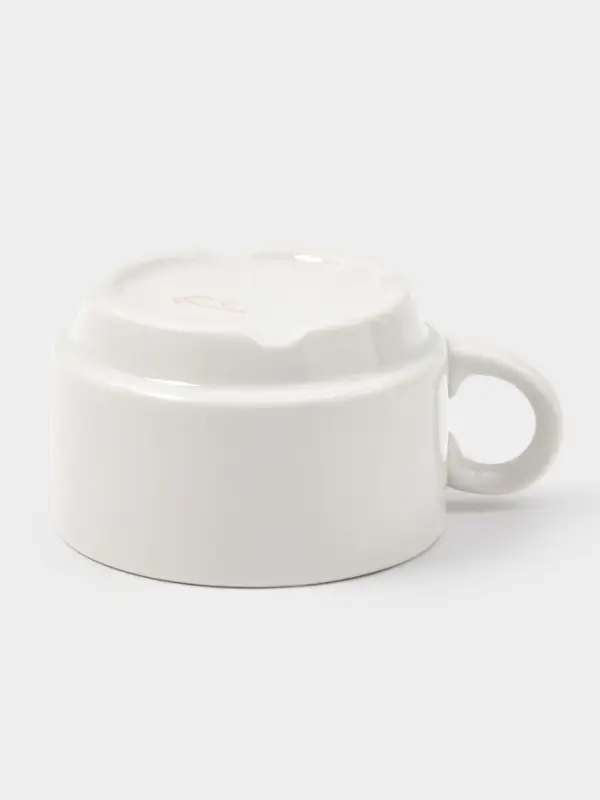 Чашка Дулевский фарфор &laquo;Белая&raquo;, 170 мл, d=8.3 см, штабелируемая, белая