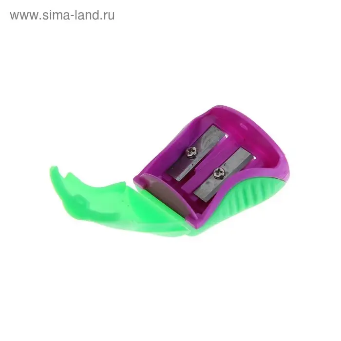 Точилка «Классика», 2 отверстия, с контейнером, корпус МИКС Точилка «Классика», 2 отверстия, с контейнером, корпус МИКС