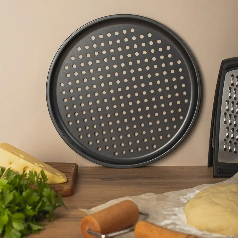 VETTA Форма для пиццы перфорированная 37x37x1,4см SL-1013