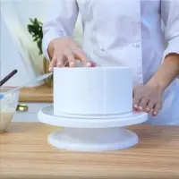 Фальшярус для торта круглый, d=18 см, h=10 см, белый