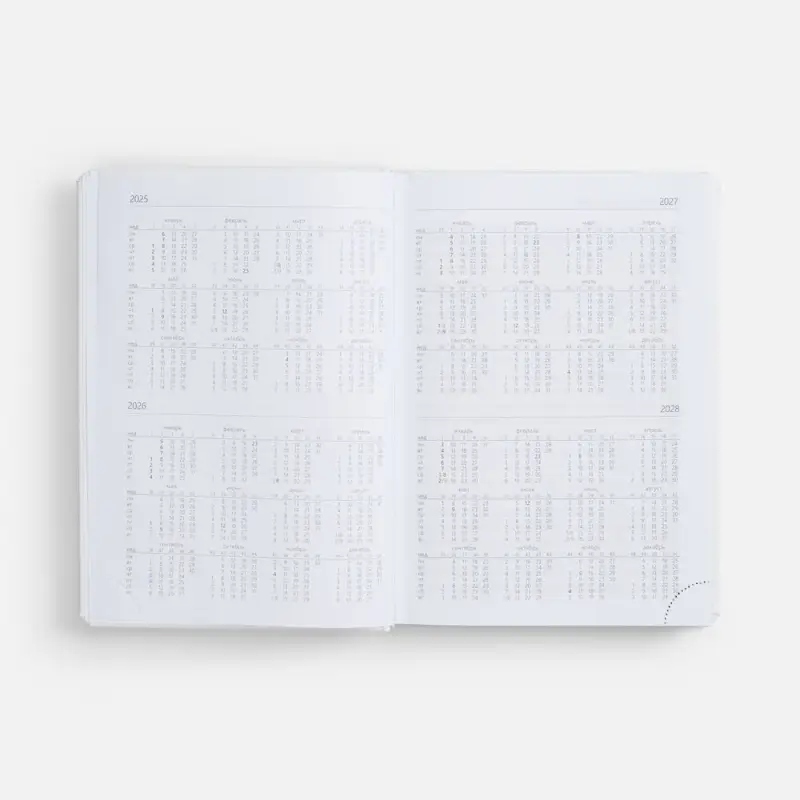 Ежедневник Nebraska, недатированный, белый Ежедневник Nebraska, недатированный, белый