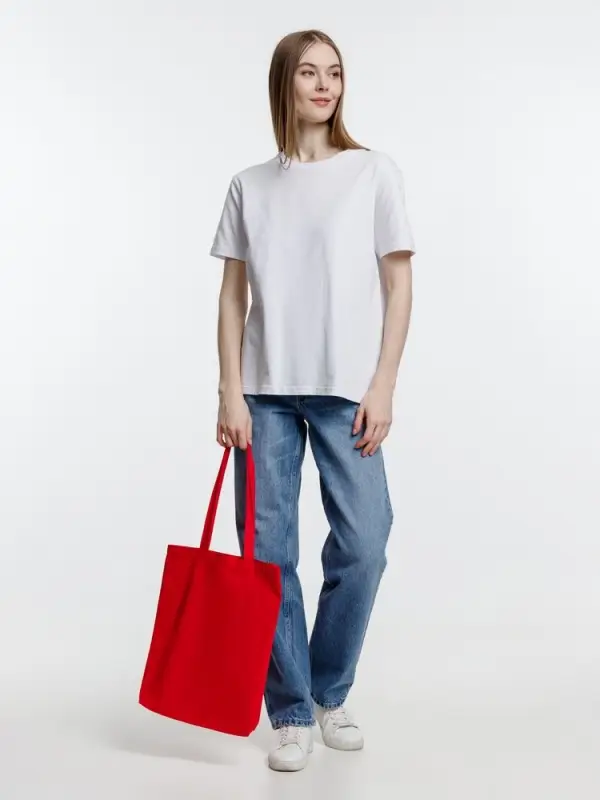 Холщовая сумка Strong 210, красная Холщовая сумка Strong 210, красная