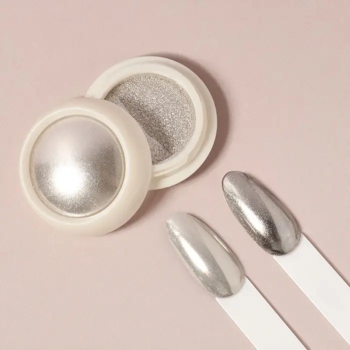 Втирка для ногтей, с аппликатором, жемчужная