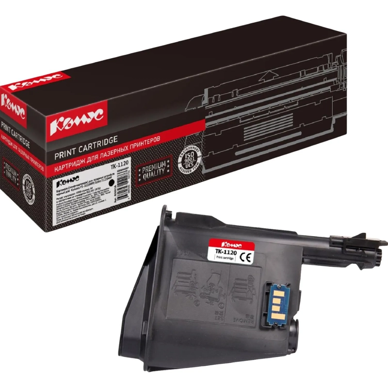 Картридж лазерный Комус TK-1120 чер.для KyoceraFS-1060DN/1025MFP